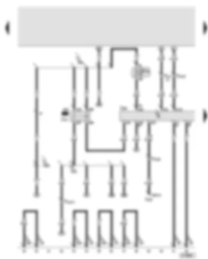 Wiring Diagram  AUDI A6 2005 - Engine control unit - Motronic current supply relay