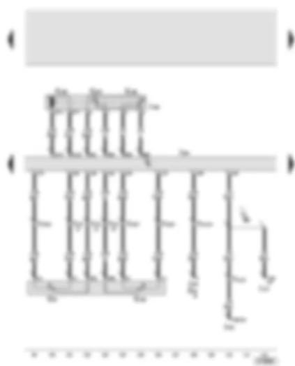Wiring Diagram  AUDI A6 2005 - Engine control unit - accelerator position sender - throttle valve module