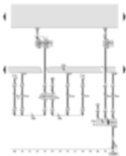 Wiring Diagram  AUDI A6 2005 - Simos control unit - brake light switch - brake pedal switch - radiator fan