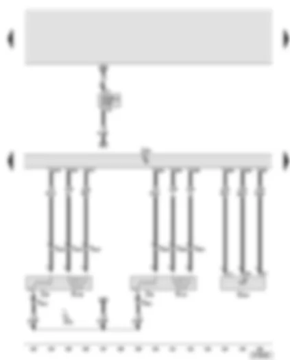Wiring Diagram  AUDI A6 2005 - Simos control unit - variable intake manifold position sender - lambda probe after catalytic converter