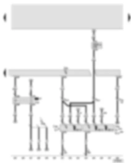 Wiring Diagram  AUDI A6 2005 - Simos control unit - engine component current supply relay - radiator fan