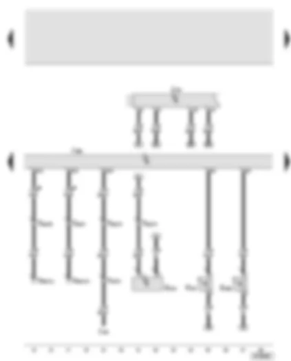 Wiring Diagram  AUDI A6 2005 - Driver door control unit - driver door exterior handle touch sensor - driver side door exterior handle central locking button - driver door exterior handle switch