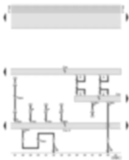 Wiring Diagram  AUDI A6 2005 - Navigation operating electronics control unit - navigation system tuner for TV - aerial selection control unit