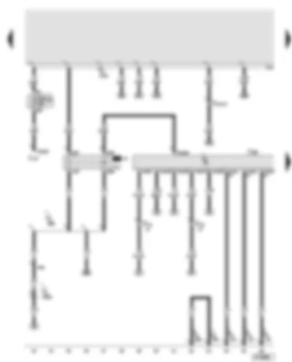 Wiring Diagram  AUDI A6 2005 - Diesel direct injection system control unit - terminal 30 voltage supply relay