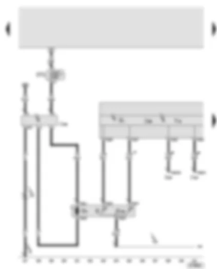 Wiring Diagram  AUDI A6 2006 - Control unit in dash panel insert - fuel gauge sender 2 - fuel pump control unit - fuel gauge sender - fuel gauge - fuel system pressurisation pump