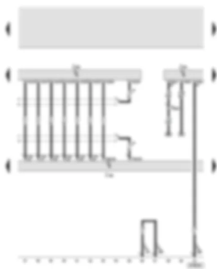 Wiring Diagram  AUDI A6 2005 - Front information display and operating unit control unit - display and operating unit change-over unit - navigation system with CD drive control unit