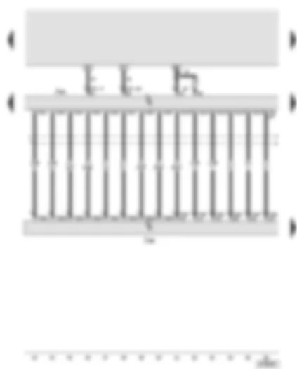 Wiring Diagram  AUDI A6 2005 - Front information display and operating unit control unit - display unit for front information display and operating unit control unit