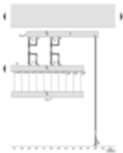 Wiring Diagram  AUDI A6 2005 - Radio - language input control unit - aerial amplifier