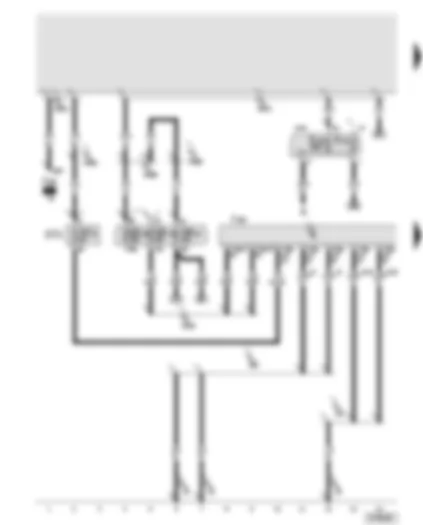 Wiring Diagram  AUDI A6 2005 - Data bus diagnostic interface - fuses