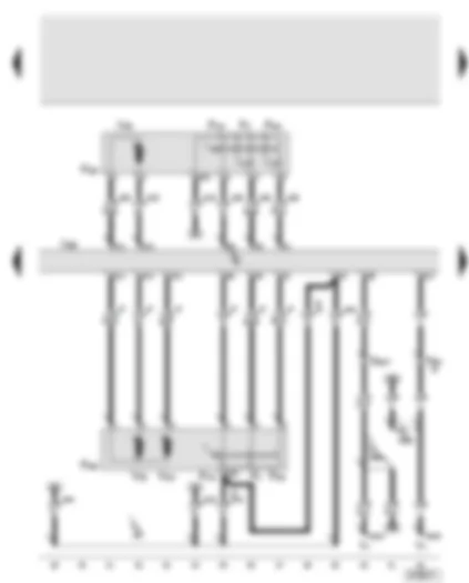 Wiring Diagram  AUDI A6 2005 - Driver door control unit - driver side central locking lock unit - driver door contact switch - driver door central locking motor