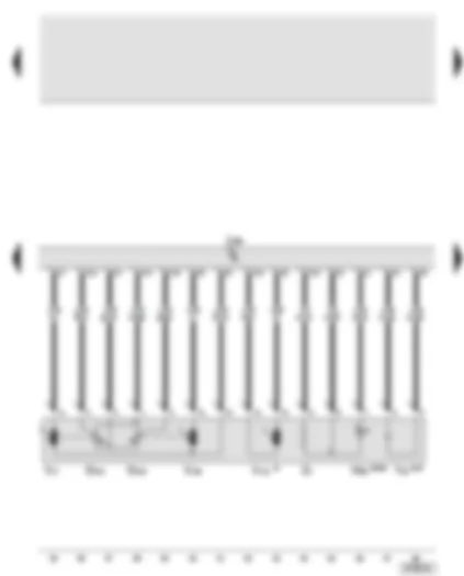 Wiring Diagram  AUDI A6 2005 - Driver door control unit - driver side mirror adjustment motor - driver side fold-in mirror motor - driver side heated exterior mirror - driver side entry light in exterior mirror - driver side automatic anti-dazzle exterior mirror