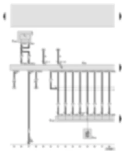 Wiring Diagram  AUDI A6 2005 - Telephone transmitter and receiver unit - telephone bracket - microphone unit in front roof module