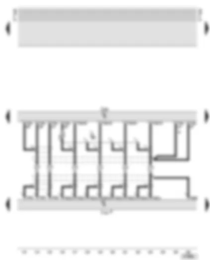 Wiring Diagram  AUDI A6 2005 - Navigation operating electronics control unit - navigation system tuner for TV