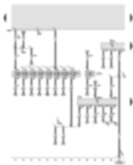 Wiring Diagram  AUDI A6 2006 - Entry and start authorisation switch - entry and start authorisation control unit - fuses