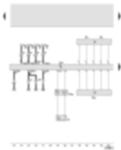 Wiring Diagram  AUDI A6 2006 - Steering column electronics control unit - horn plate - intermittent wiper switch - turn signal switch - headlight flasher switch
