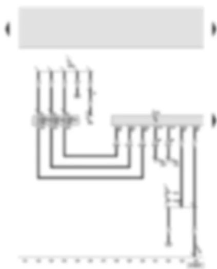 Wiring Diagram  AUDI A6 2006 - Onboard power supply control unit - fuses