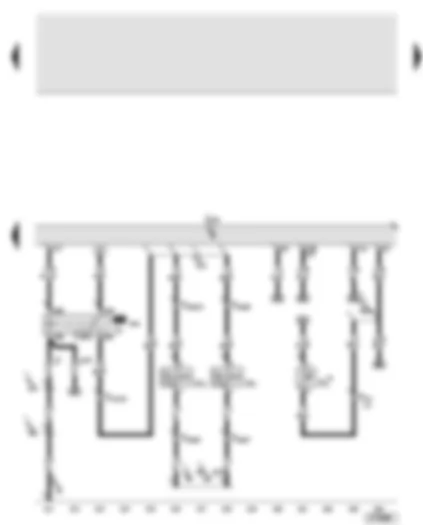 Wiring Diagram  AUDI A6 2006 - Onboard supply control unit - treble tone horn - bass tone horn - dual tone horn relay - reversing light switch