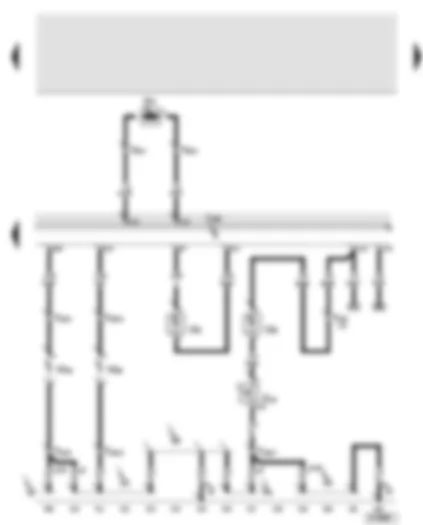 Wiring Diagram  AUDI A6 2006 - Convenience system central control unit - luggage compartment light - rear left and right footwell light - glove compartment light switch - glove compartment light - rear roller blind motor