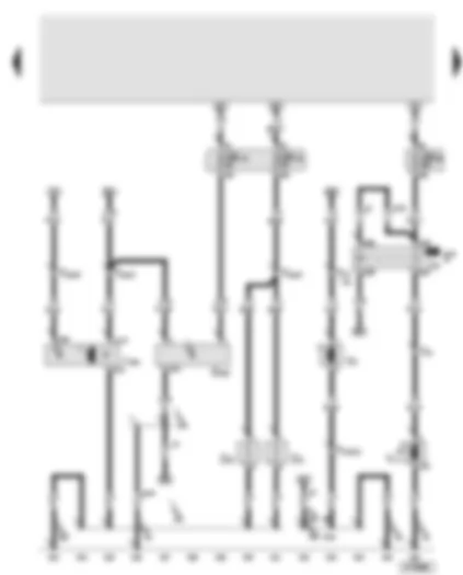 Wiring Diagram  AUDI A6 2006 - Wiper motor control unit - rain and light detector sensor - washer jet heater element - headlight washer system pump - washer pump