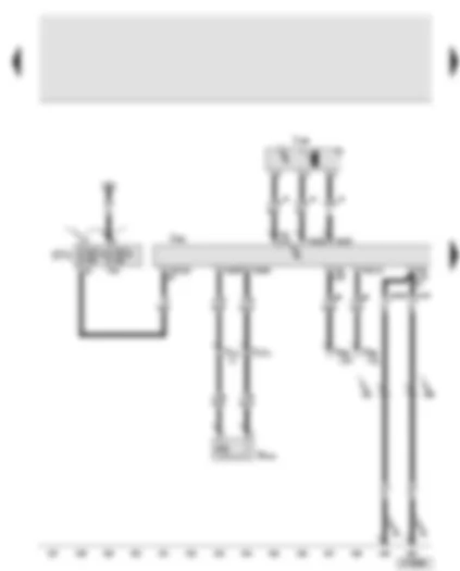 Wiring Diagram  AUDI A6 2006 - Onboard supply control unit 2 - servotronic solenoid valve
