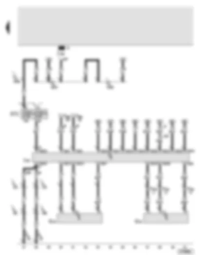 Wiring Diagram  AUDI A6 2007 - Control unit for headlight range control - rear left vehicle level sender - front left vehicle level sender