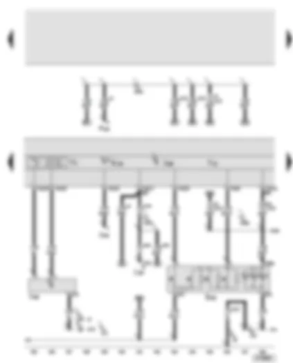 Wiring Diagram  AUDI A6 2006 - Control unit in dash panel insert - radio controlled clock - radio controlled clock receiver - handbrake warning lamp