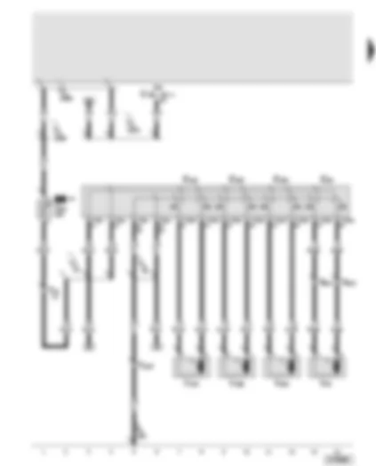Wiring Diagram  AUDI A6 2011 - Driver seat adjustment switch - driver seat adjustment motor - driver seat adjustment thermal fuse 1