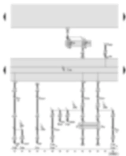 Wiring Diagram  AUDI A6 2005 - ABS control unit - brake light switch - output V-signal