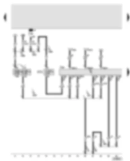 Wiring Diagram  AUDI A6 2005 - Data bus diagnostic interface - fuses