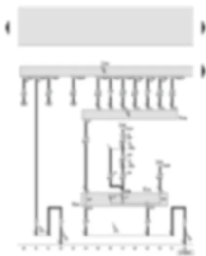 Wiring Diagram  AUDI A6 2005 - Front information display and operating unit control unit - multimedia system operating unit - display unit button