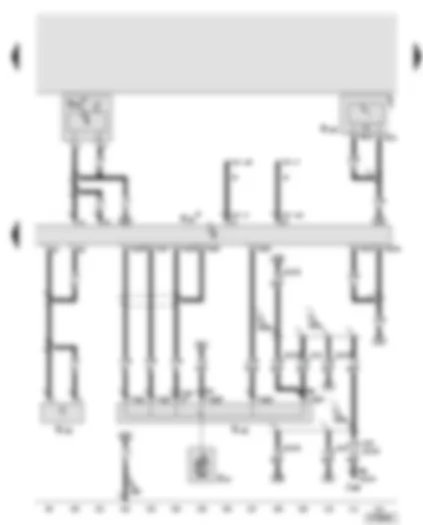 Wiring Diagram  AUDI A6 2005 - Telephone transmitter and receiver unit - aerial for Bluetooth - telephone handset - radio - telephone and navigation system aerial