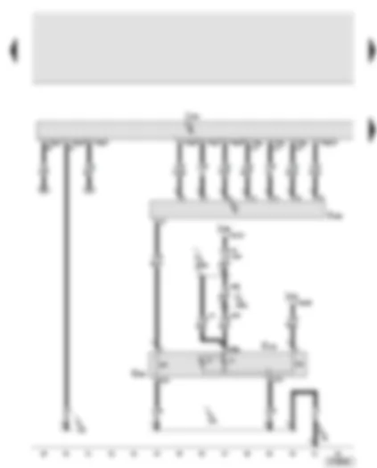 Wiring Diagram  AUDI A6 2005 - Front information display and operating unit control unit - multimedia system operating unit - display unit button