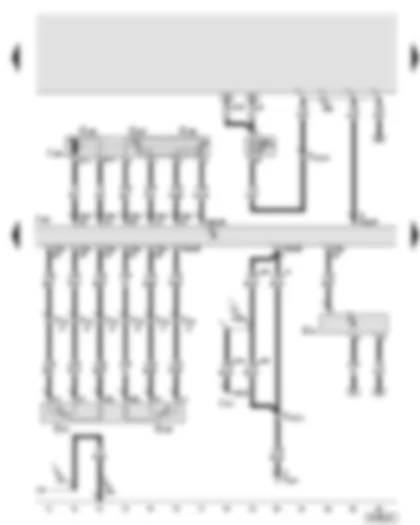 Wiring Diagram  AUDI A6 2006 - Engine control unit - accelerator position sender - air mass meter - throttle valve module