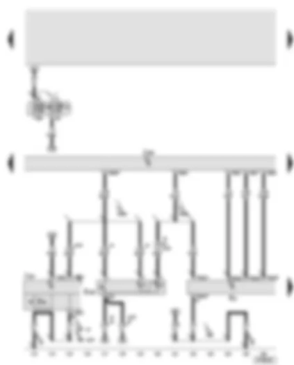 Wiring Diagram  AUDI A6 2005 - Special vehicle control unit - two-way radio - hands-free system button - two-way radio button