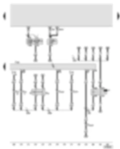 Wiring Diagram  AUDI A6 2005 - Engine control unit - brake light switch - fuel pump relay
