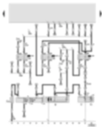 Wiring Diagram  AUDI A6 2005 - Starter - alternator - terminal 15 voltage supply relay - starter motor relay - suppression filter