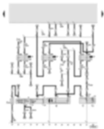 Wiring Diagram  AUDI A6 2005 - Starter - alternator - terminal 15 voltage supply relay - starter motor relay - suppression filter