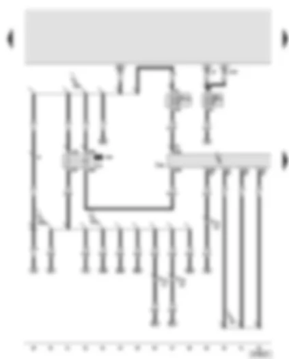 Wiring Diagram  AUDI A6 2005 - Simos control unit - Motronic current supply relay