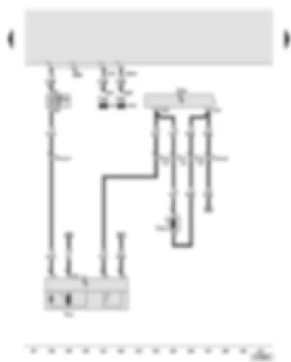 Wiring Diagram  AUDI A6 2006 - Rear window wiper motor - windscreen and rear window washer pump