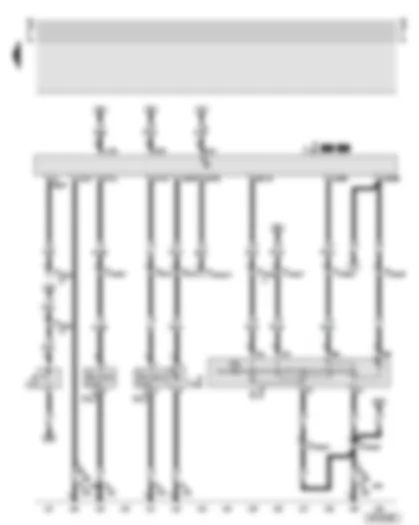 Wiring Diagram  AUDI A6 2000 - Alarm system switch - siren relay