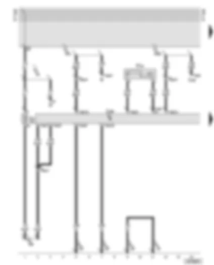 Wiring Diagram  AUDI A6 2000 - Ultra-sonic parking aid