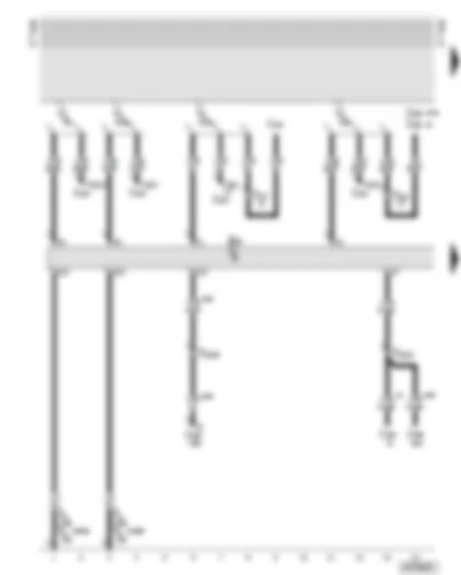 Wiring Diagram  AUDI A6 2001 - Control and display unit for air conditioner