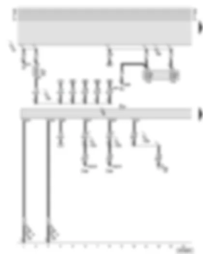 Wiring Diagram  AUDI A6 2005 - Control and display unit for air conditioner
