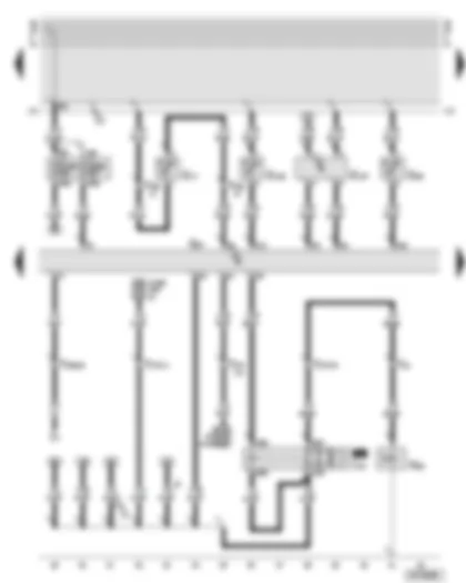 Wiring Diagram  AUDI A6 2001 - Air conditioning system magnetic coupling - magnetic coupling relay - ambient temperature sensor