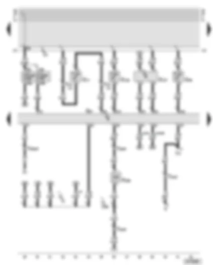 Wiring Diagram  AUDI A6 2002 - Ambient temperature sensor - fresh air intake duct temperature sensor - sunlight penetration photo sensor - compressor regulating valve for air conditioning system