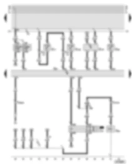 Wiring Diagram  AUDI A6 2002 - Air conditioning system magnetic coupling - magnetic coupling relay - ambient temperature sensor