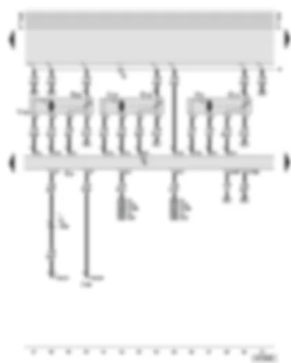 Wiring Diagram  AUDI A6 2002 - Control motors - potentiometers