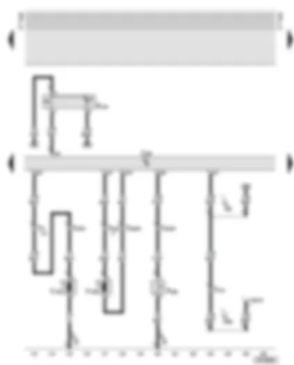 Wiring Diagram  AUDI A6 2002 - Central locking control unit - release button for tailgate/boot lid lock cylinder - tailgate/boot lid release motor - tank filler flap locking motor