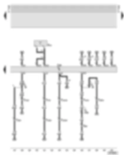 Wiring Diagram  AUDI A6 2001 - Central locking control unit - luggage compartment light - aerial for central locking