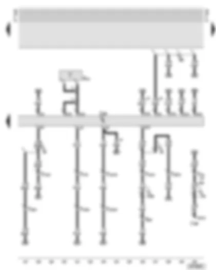 Wiring Diagram  AUDI A6 2002 - Central locking control unit - aerial for central locking